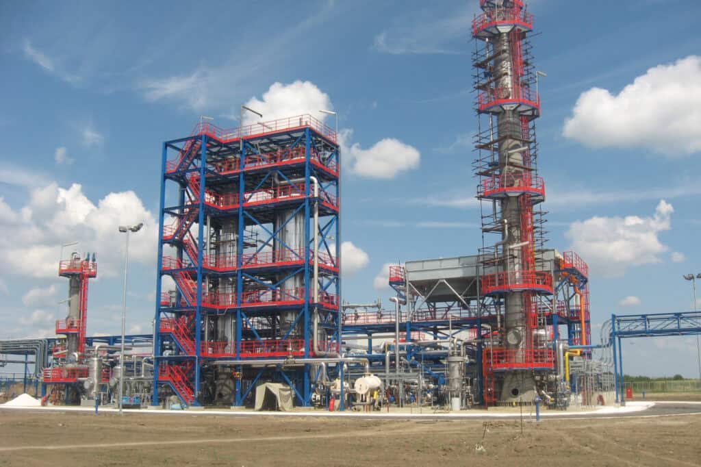 Livrare completă a unei unități de amine pentru eliminarea CO2 din fluxul de gaze naturale