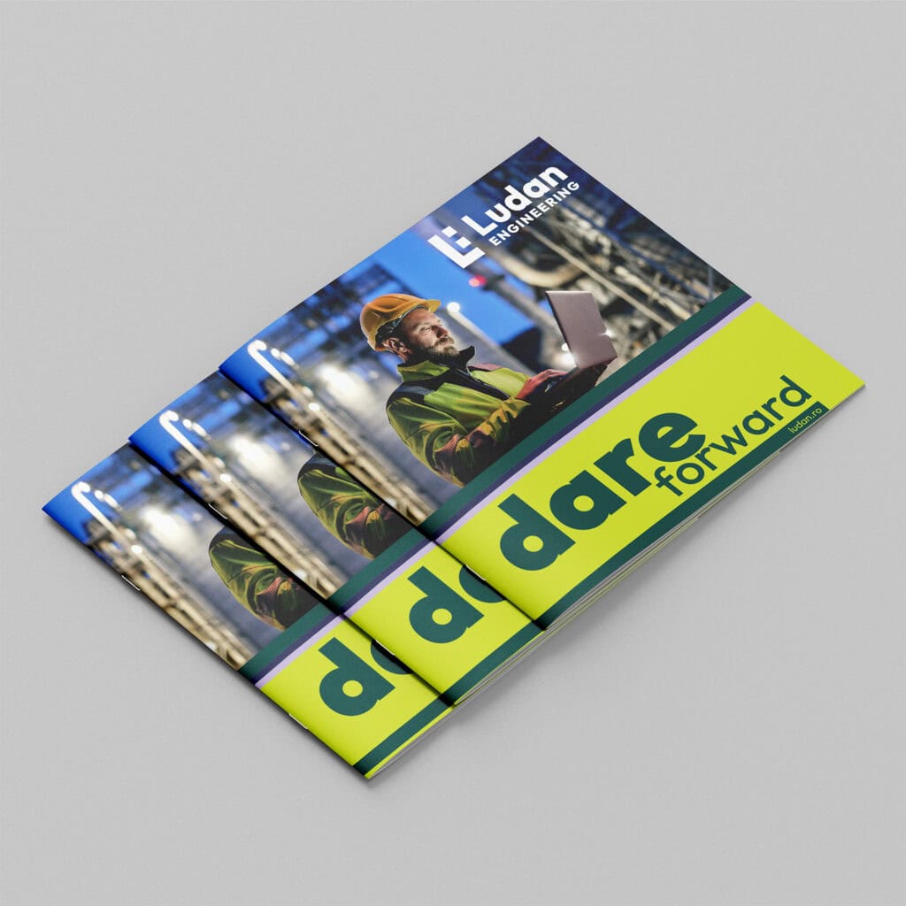 Broșura Ludan Engineering viziunea, expertiza și proiectele noastre, într-un singur material